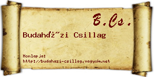 Budaházi Csillag névjegykártya
